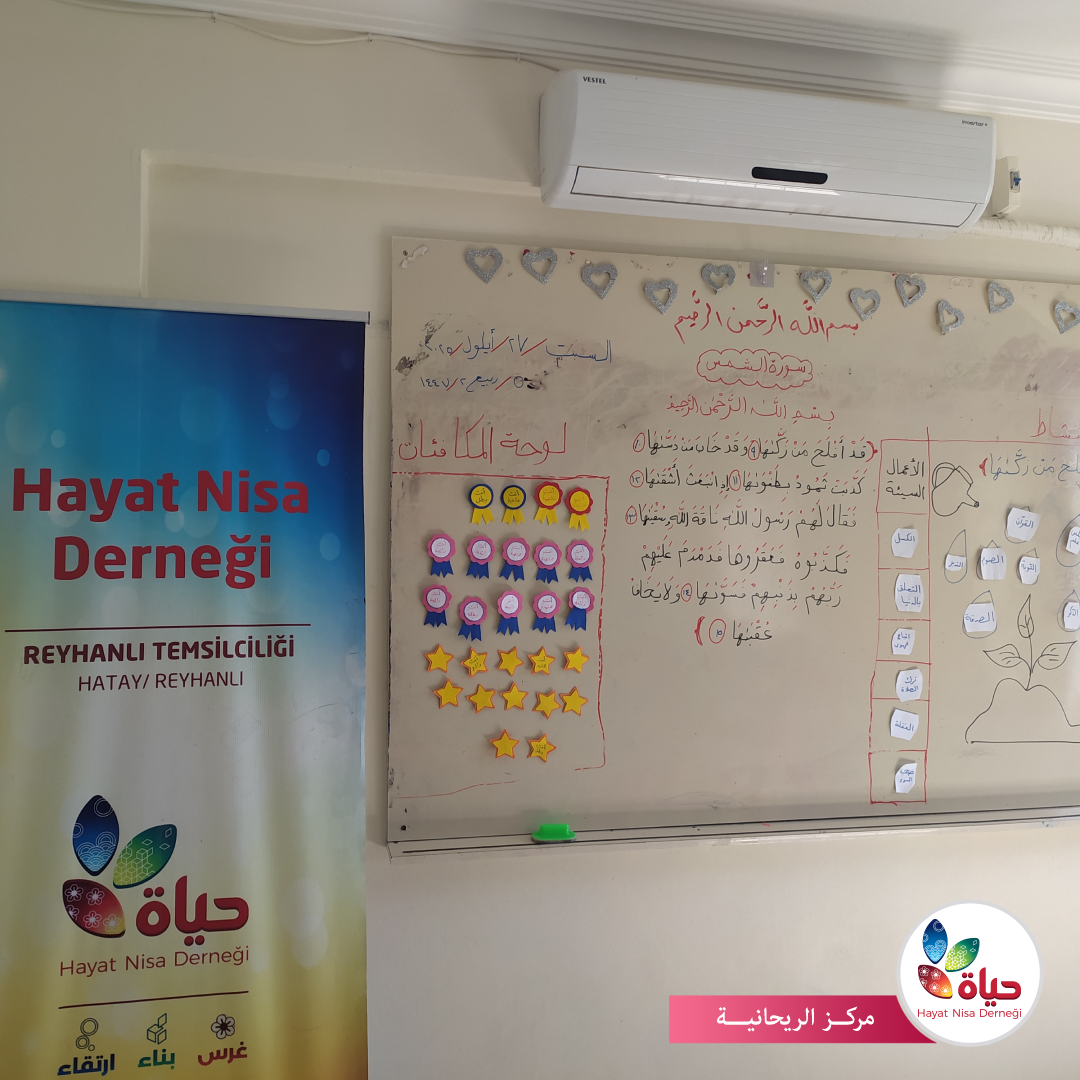 حلقات تحفيظ القرآن الكريم مستمرة في مركز الريحانية